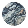 Ulloord  Round Tablecloth Fitted Table Cover with Elastic Edged Abstract Marble Nature Texture Waterproof Table Cloth for Party Kitchen Dining Indoor Outdoor Table