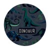 Ulloord  Round Tablecloth Fitted Table Cover with Elastic Edged Cute Dinosaur Animal Waterproof Table Cloth for Party Kitchen Dining Indoor Outdoor Table