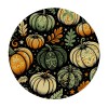 Ulloord  Round Tablecloth Fitted Table Cover with Elastic Edged Halloween Pumpkins Pattern Waterproof Table Cloth for Party Kitchen Dining Indoor Outdoor Table